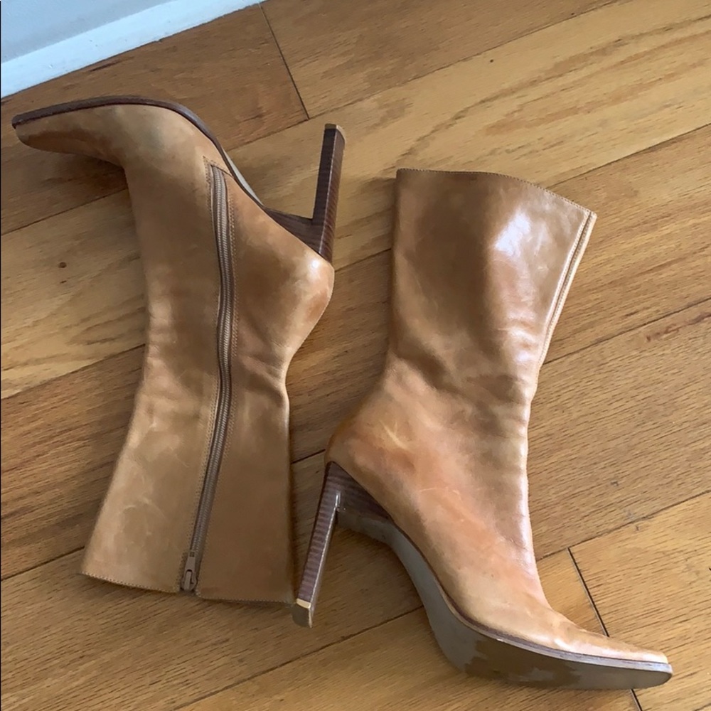 Steve Madden Light Brown Thin heeled Boot